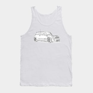 Mini GP Wireframe Tank Top